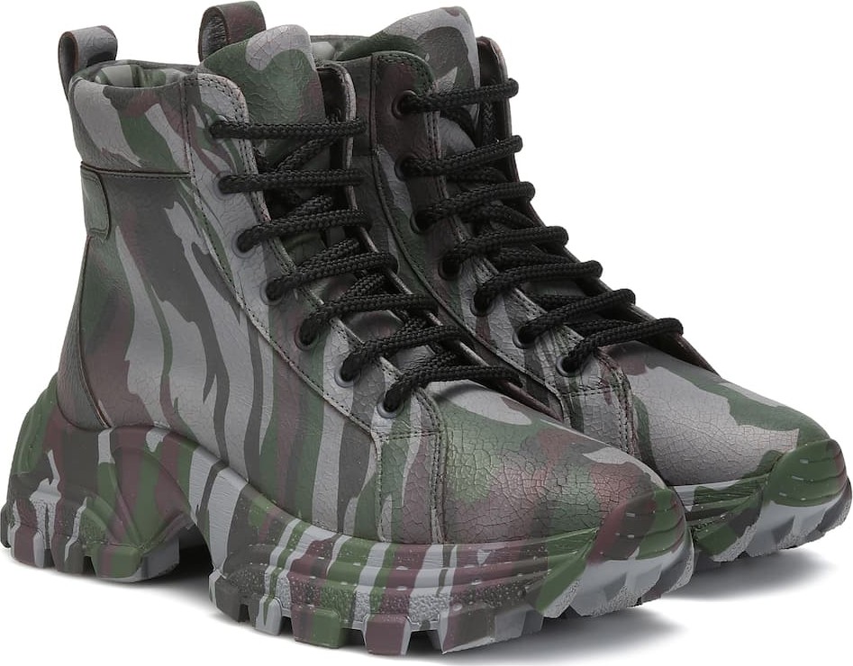 Miu Miu Camouflage ankle boots