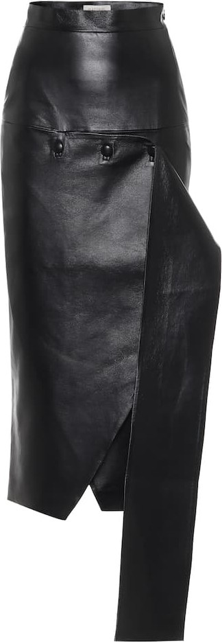 Matériel Tbilisi High-rise faux-leather skirt