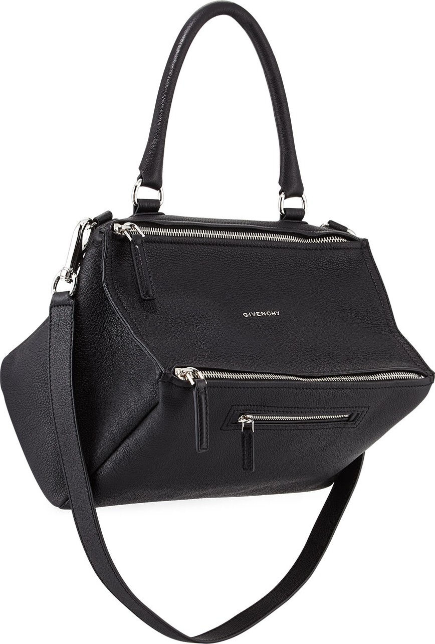 Givenchy Pandora Medium Sugar Satchel Bag, Black