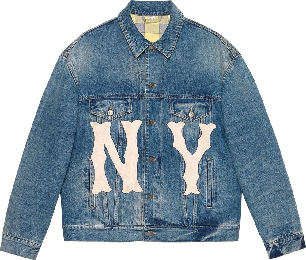 Gucci Denim jacket with NY Yankees' patch