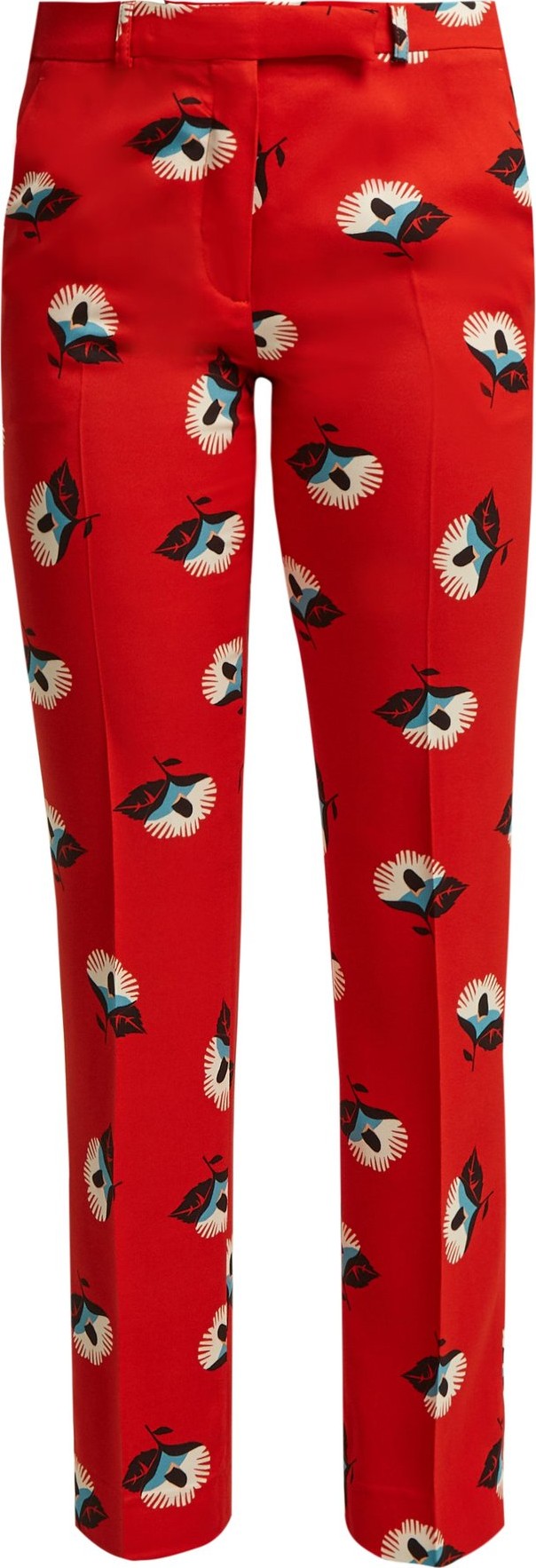 Etro Violante floral-print crepe trousers