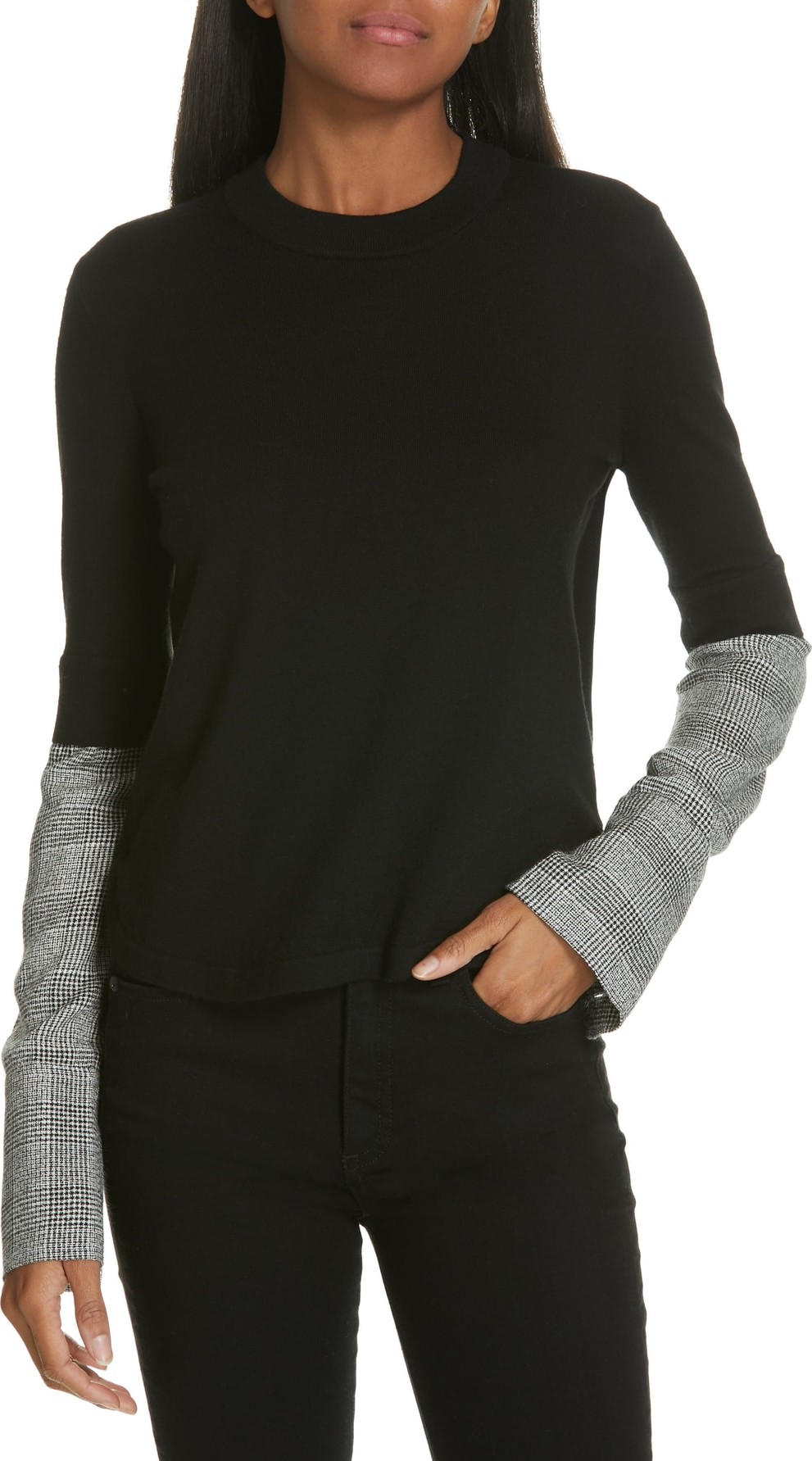Veronica Beard Roscoe Layered Sweater