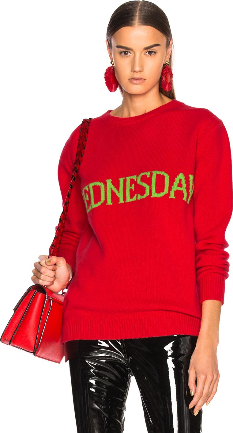 Alberta Ferretti Wednesday Crewneck Sweater