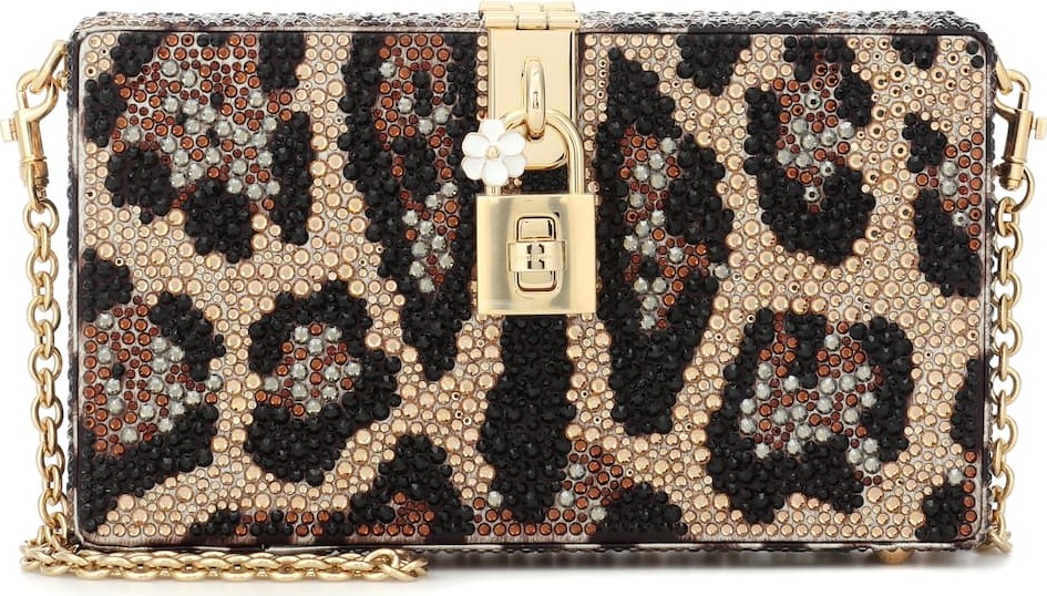 Dolce & Gabbana Dolce Box embellished clutch