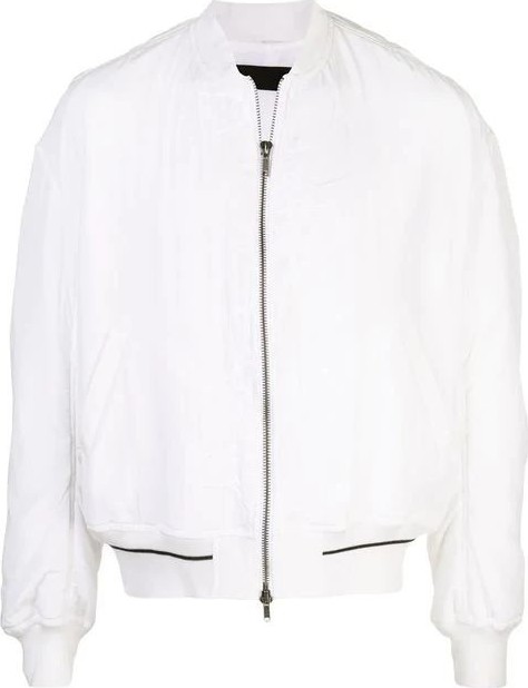 Haider Ackermann EMBROIDERED SILK BOMBER