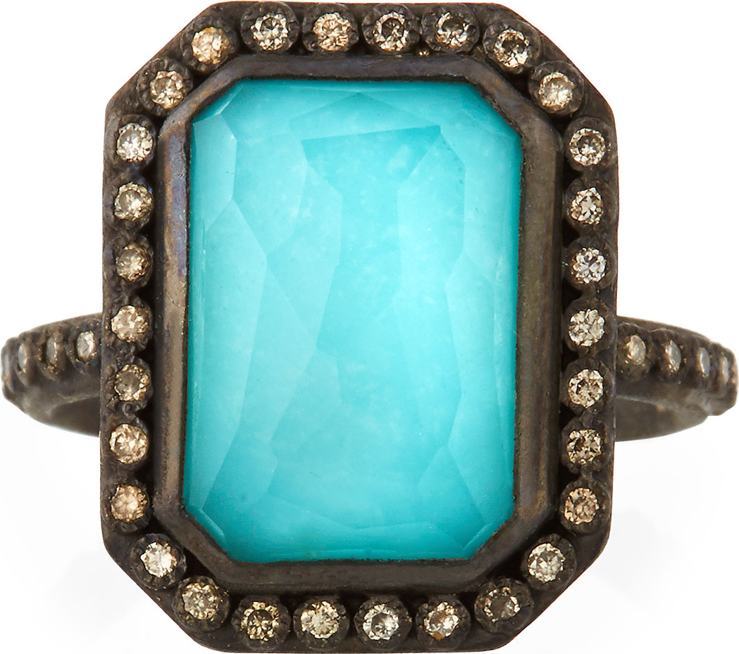 Armenta New World Emerald-Cut Doublet Ring