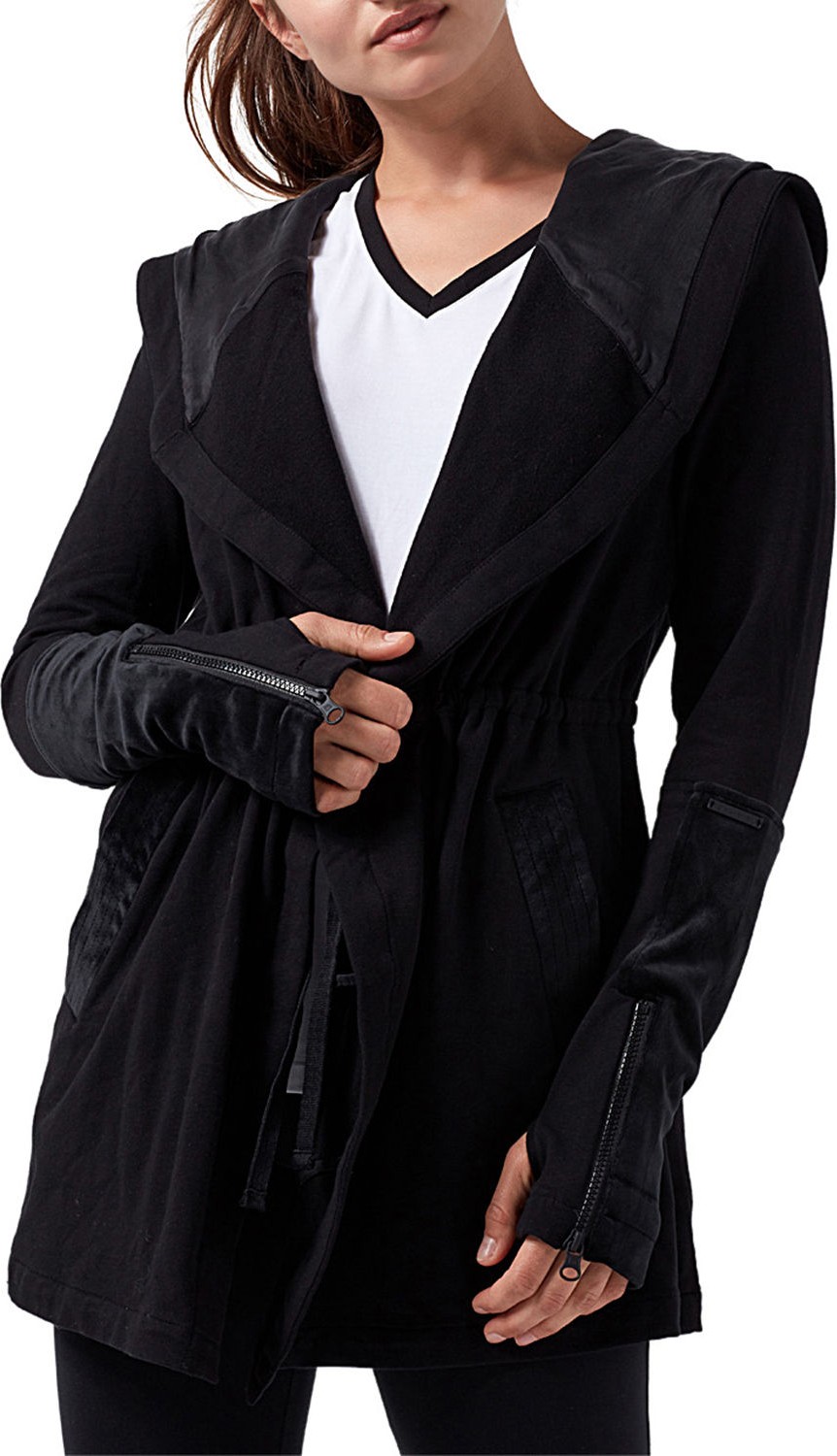 Blanc Noir Traveler Hooded Velour Jacket