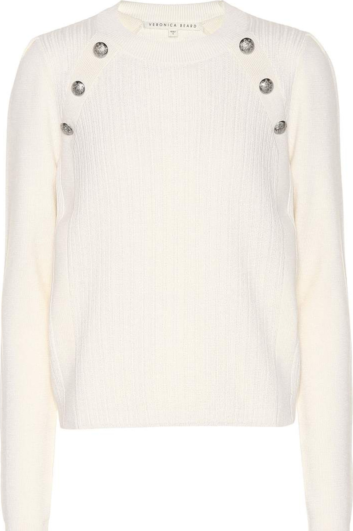 Veronica Beard Simi embellished wool sweater