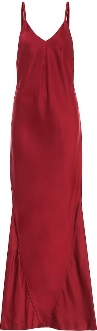 Haider Ackermann Silk-satin dress