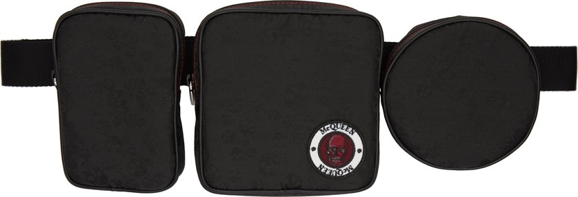 Alexander McQueen Black Multi-Pouch Belt Bag