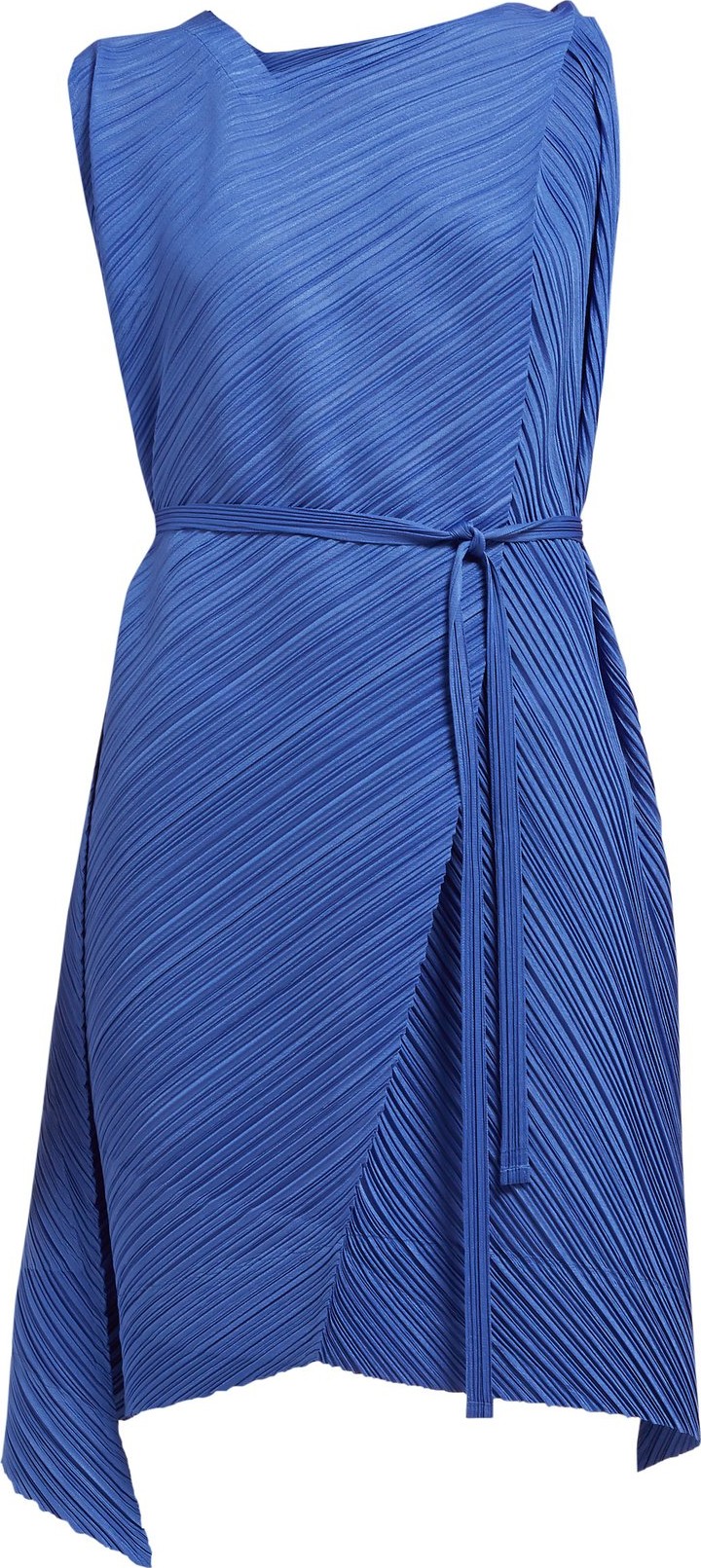 Pleats Please By Issey Miyake Asymmetric pleated dress