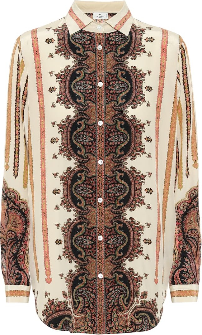 Etro Printed silk shirt