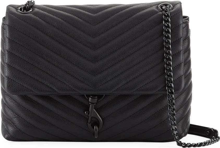 Rebecca Minkoff Edie Quilted Leather Flap Shoulder Bag