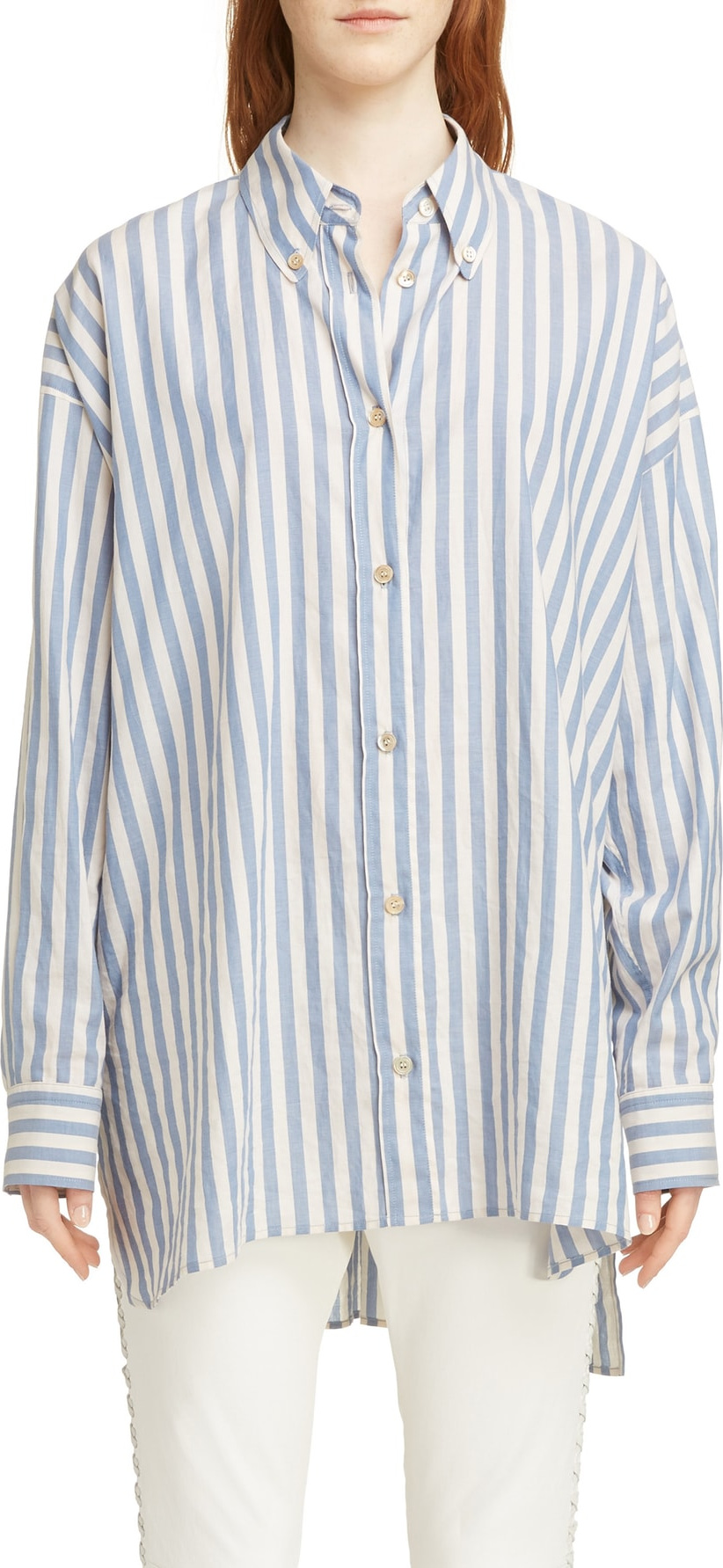 Isabel Marant Maca Oversized Stripe Shirt