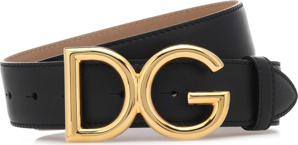 Dolce & Gabbana DG leather belt