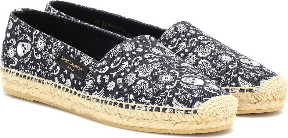 Saint Laurent Printed espadrilles