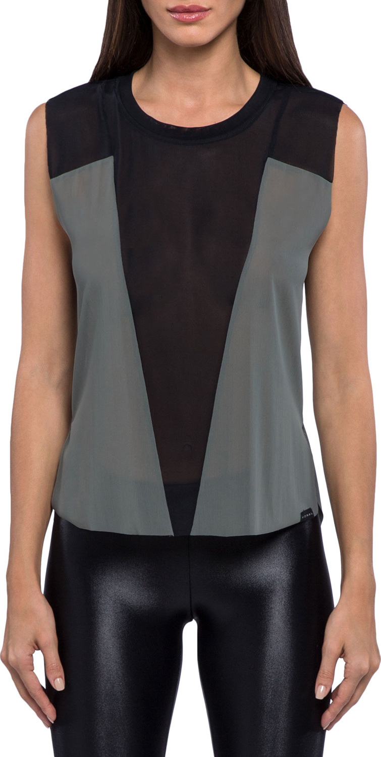 KORAL Brink Power Mesh Athletic Tank Top