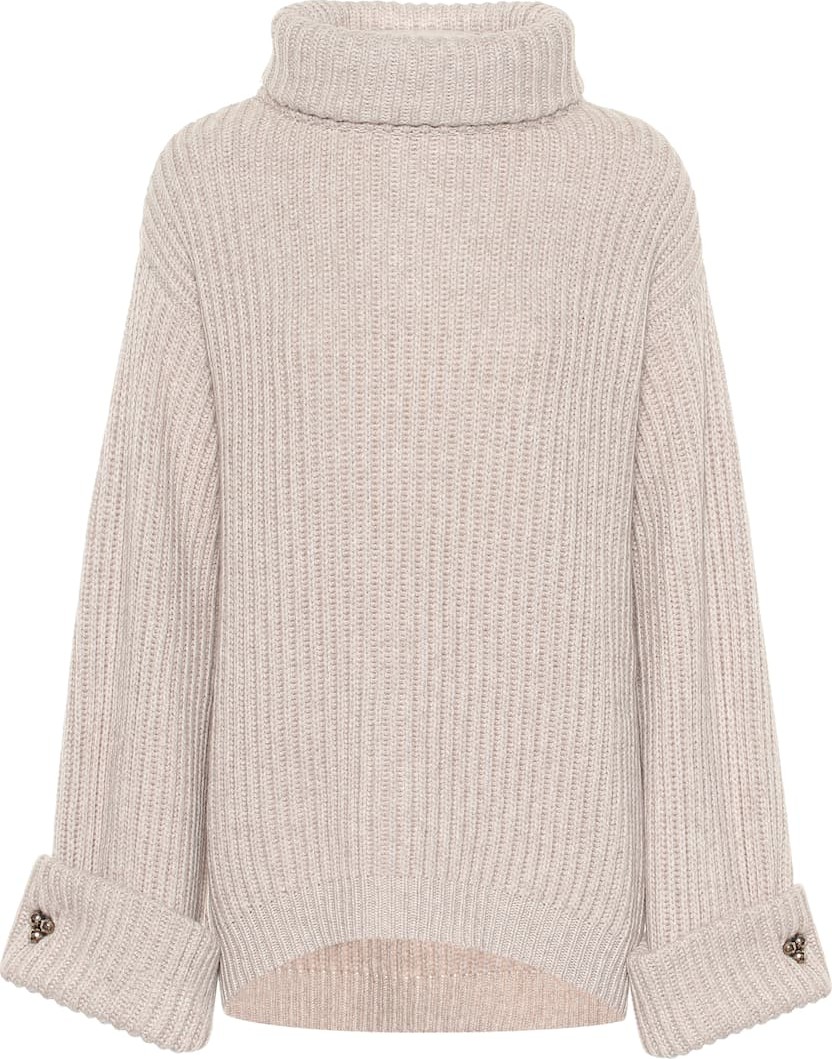 Brunello Cucinelli Embellished cashmere sweater