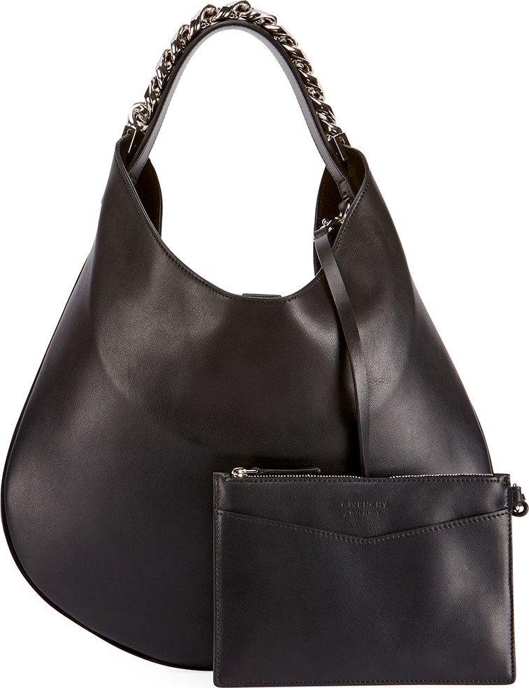 Givenchy Infinity Small Leather Chain Hobo Bag