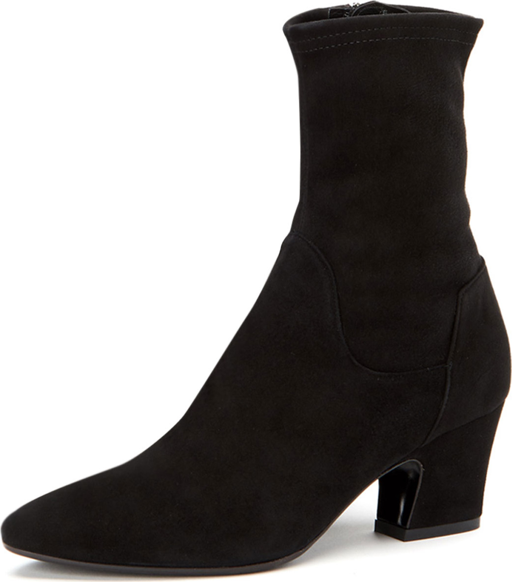 Aquatalia Orida Stretch-Velvet Sock Booties