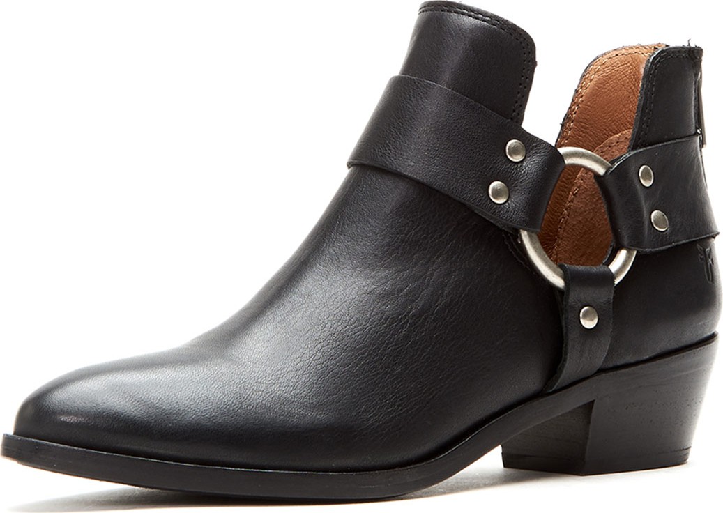 Frye Ray Leather Harness Booties