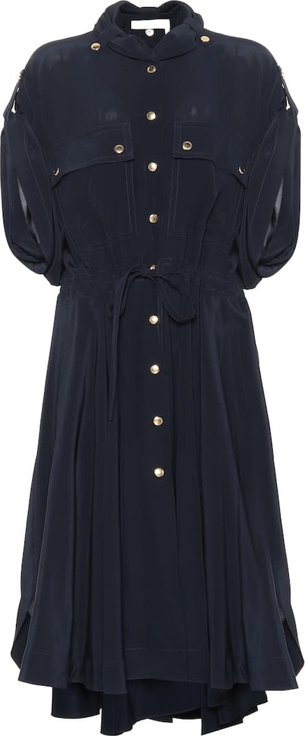 Chloe Silk shirt dress