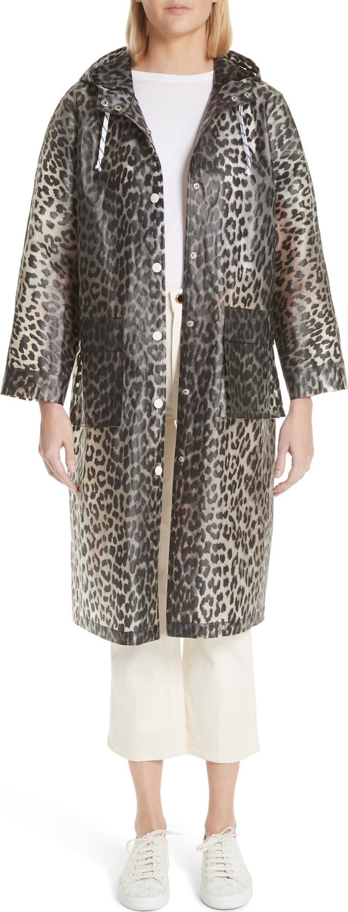 Ganni Cherry Blossom Rain Jacket