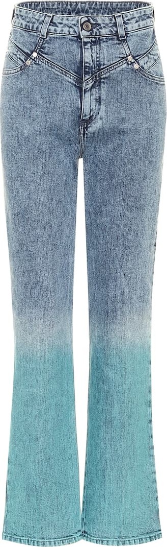 Stella McCartney Gradient high-rise straight jeans