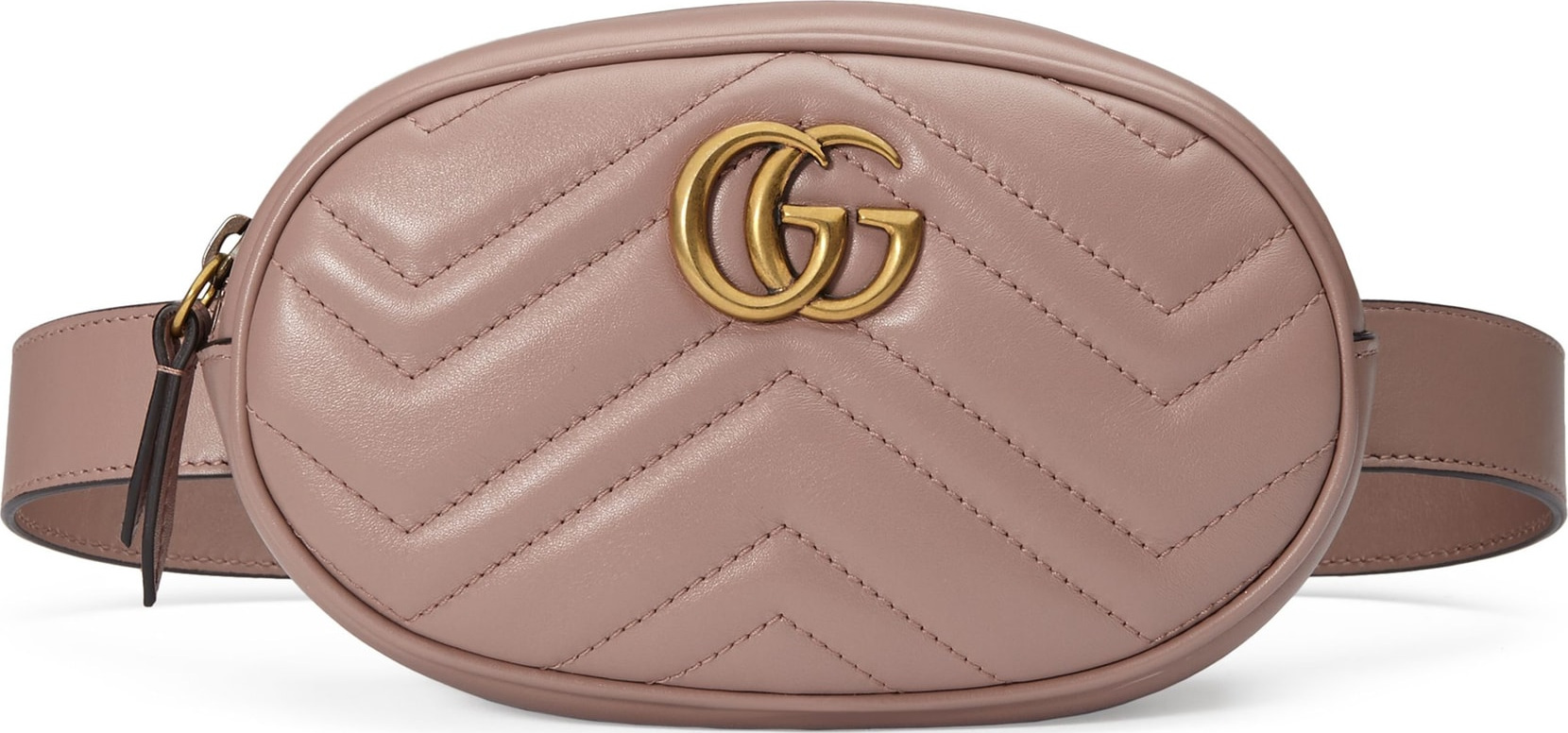 Gucci GG Marmont 2.0 Matelassé Leather Belt Bag