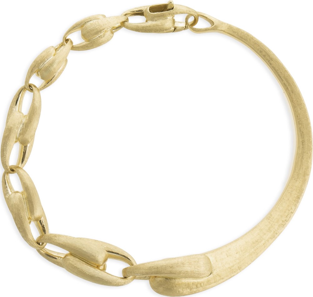 Marco Bicego Legami 18k Gold Halfway Chain-Link Bangle