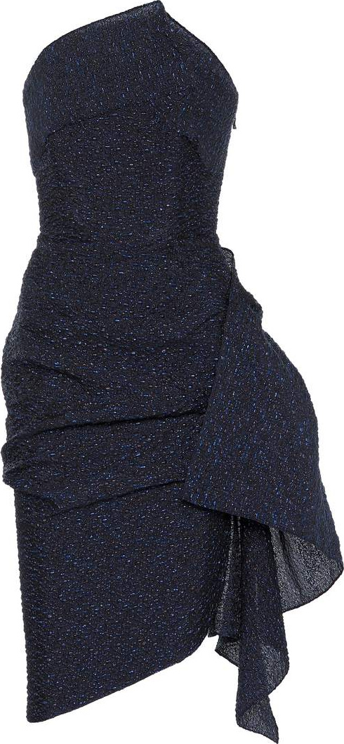 Roland Mouret Flynn metallic jacquard dress