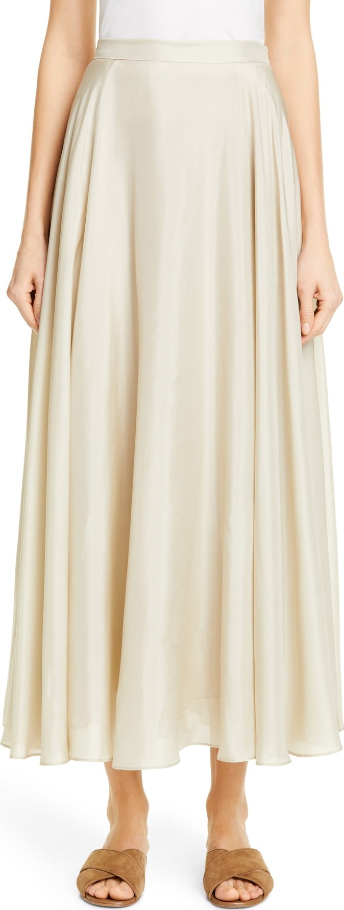 Lafayette 148 New York Silk Maxi Skirt