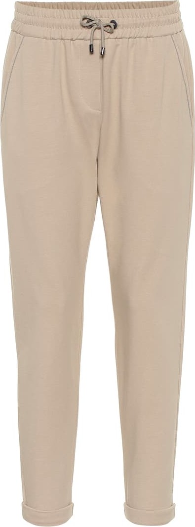 Brunello Cucinelli Stretch-cotton trackpants