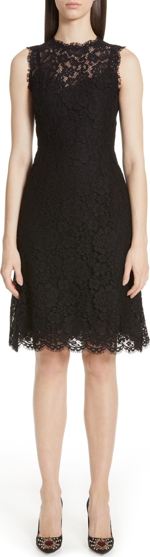 Dolce & Gabbana Lace A-Line Dress