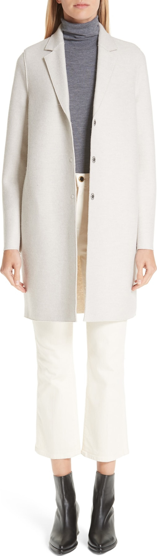 Harris Wharf London Classic Cocoon Coat