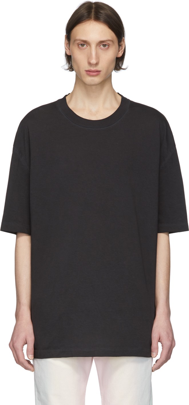 Maison Margiela Black Cotton T-Shirt