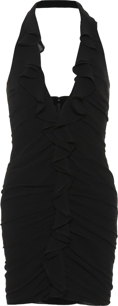 Saint Laurent Silk georgette minidress