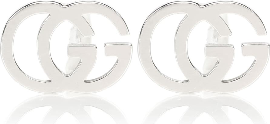 Gucci GG 18kt white gold earrings
