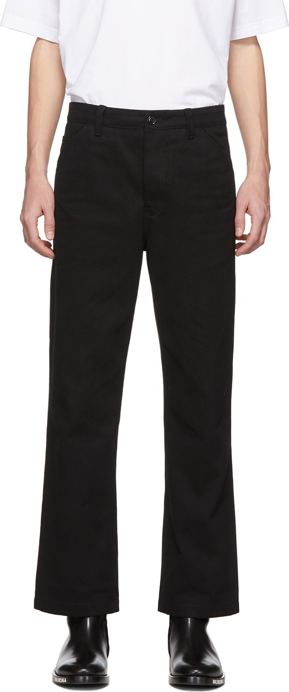 Acne Studios Black Aleq New Trousers
