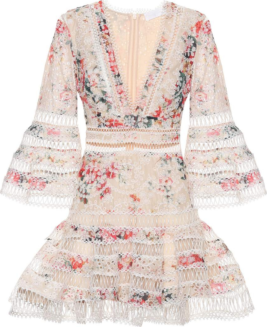 Zimmermann Laelia Diamond Flutter dress
