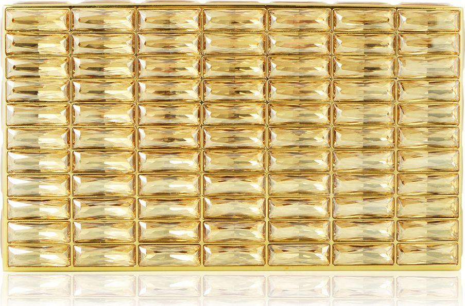 Judith Leiber Duchesse Faceted Box Clutch Bag