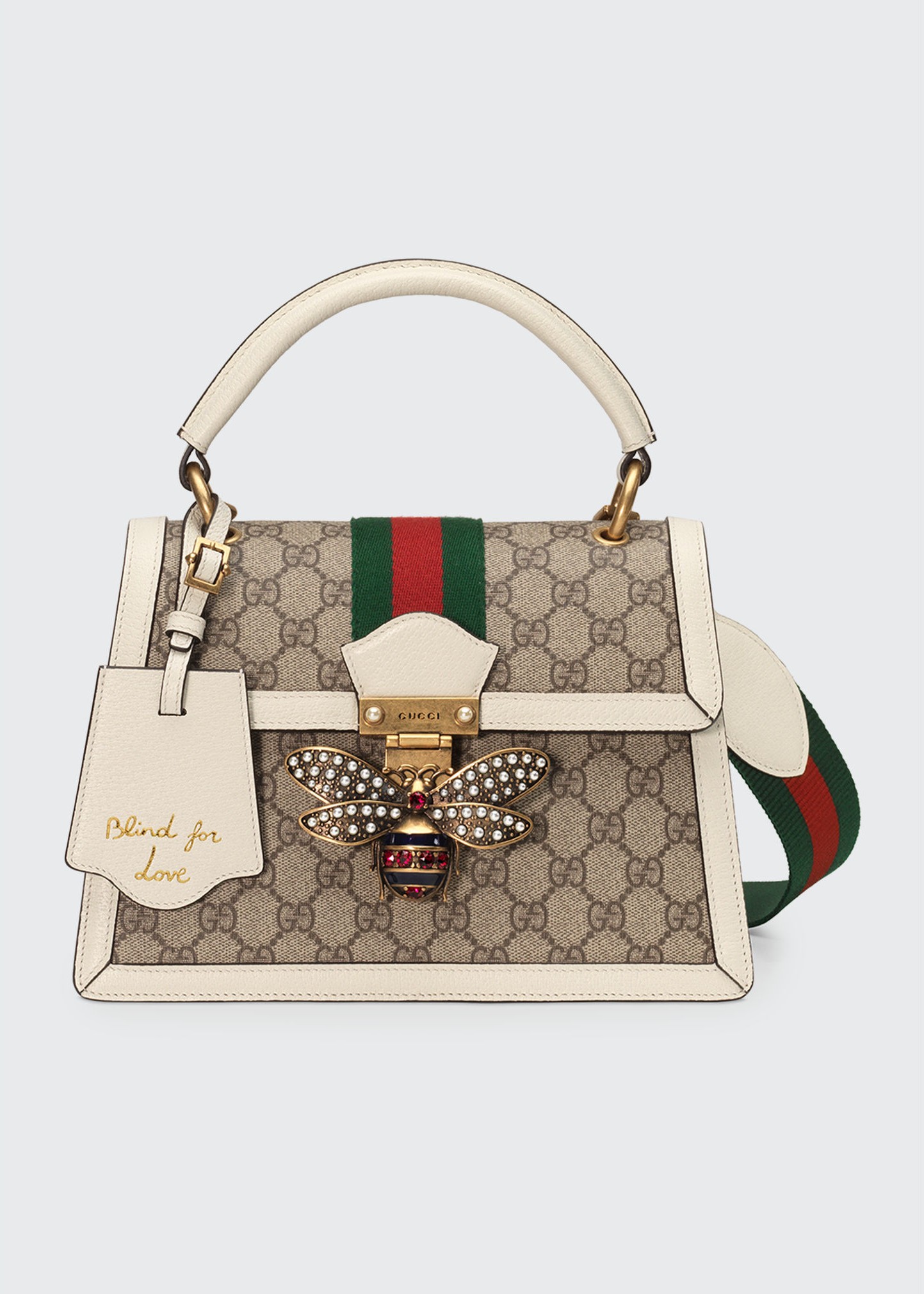 Gucci Queen Margaret Small GG Supreme Top-Handle Bag