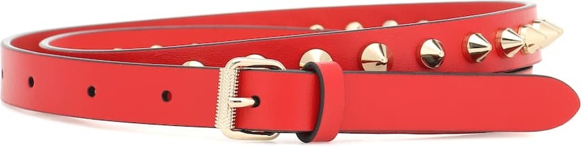 Christian Louboutin Exclusive to Mytheresa – Loubispikes leather belt