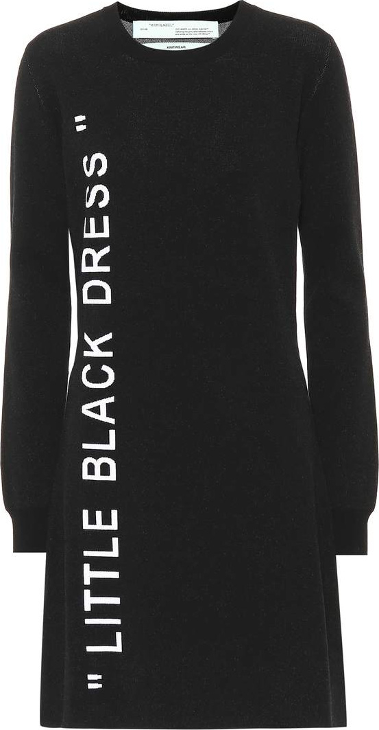 Off White Jersey sweater dress