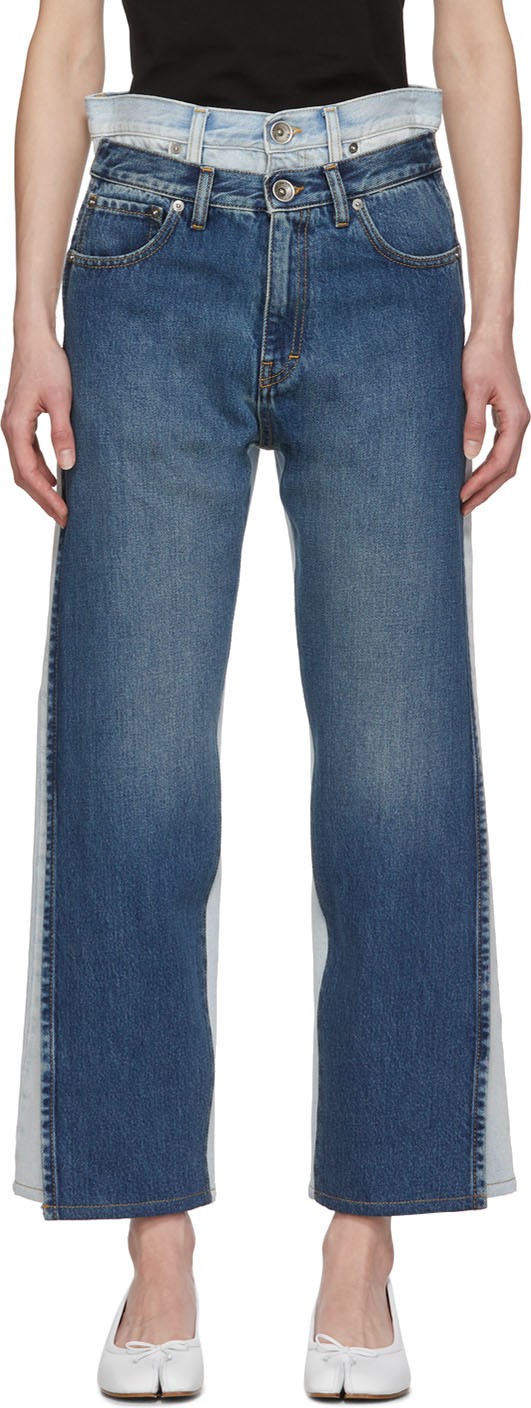 Maison Margiela Blue Double Jeans