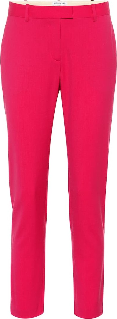 Altuzarra Henri stretch wool mid-rise pants