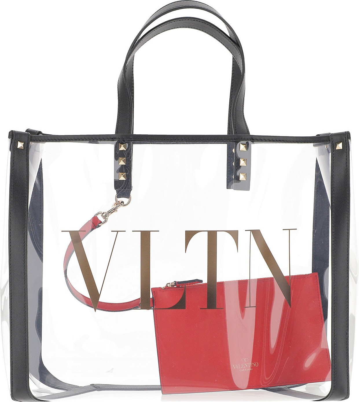 Valentino VLTN Transparent Tote Bag