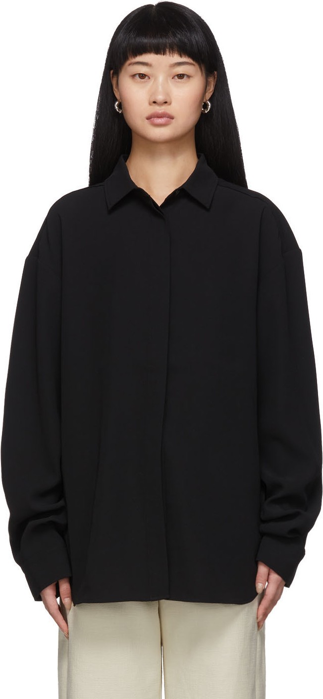 Totême Black Lago Shirt