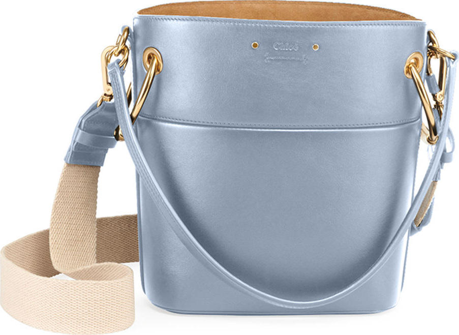 Chloe Roy Mini Smooth Leather Bucket Bag
