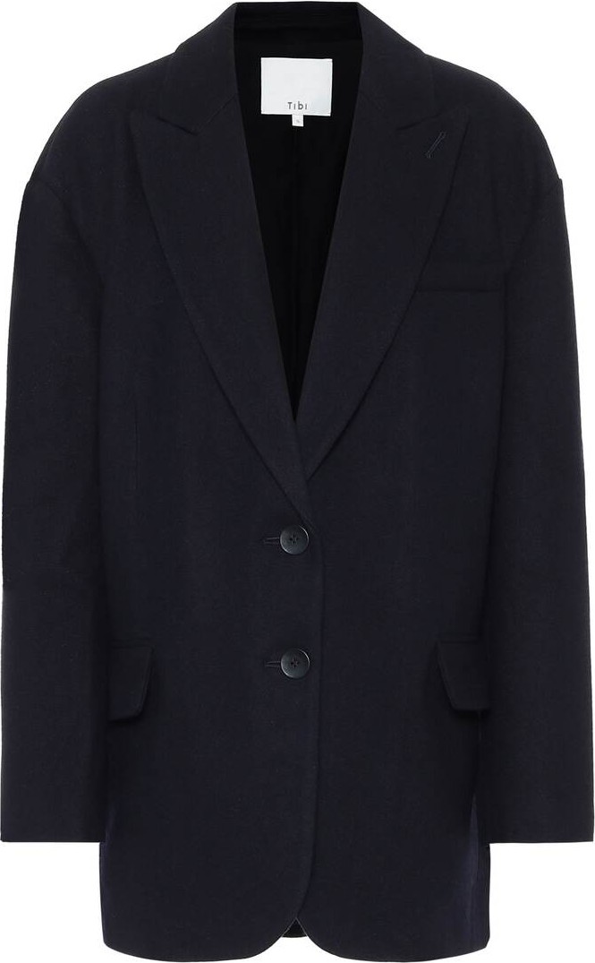 Tibi Liam wool-blend blazer
